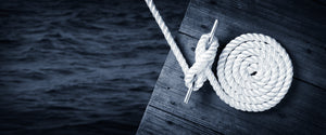 Rope and Cleat on Dock