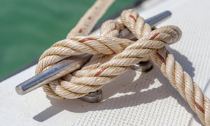 Rope and Cleat on Boat