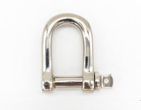 1.25 Inch Nickel Plated Brass Shackle | Yacht Cleats