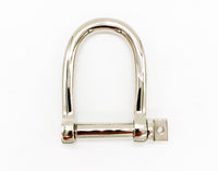 2 Inch Nickel Plated Brass Shackle | Yacht Cleats